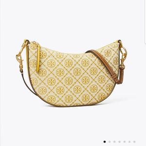 Tory burch t monogram hobo crosbody